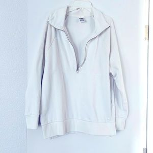 Pink Victoria Secret campus quarter zip fleece